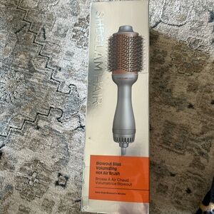 Silver Hair Styling Tool for Effortless Volume